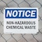 Signmission Non-Hazardous Chemical Waste OSHA Notice Sign, Plastic, 10in W x 7in L, 2PK OS-2PACK-NS-P-710-L-15066 - alternate 5